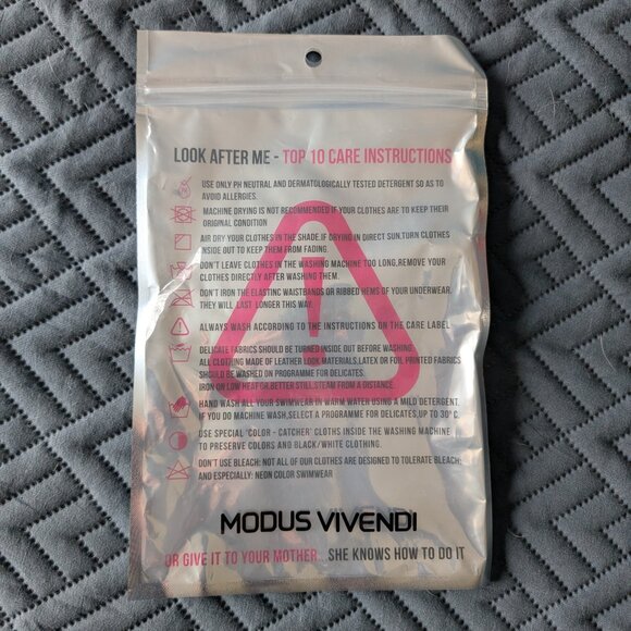 Modus Vivendi Pleasure Thong - S - Picture 5 of 5